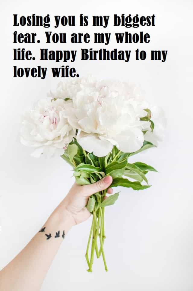 white-flower-with-birthday-wishes-message-for-wife-quotes