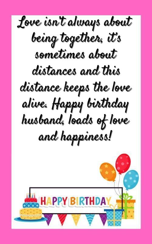 Happy birthday wishes for husband