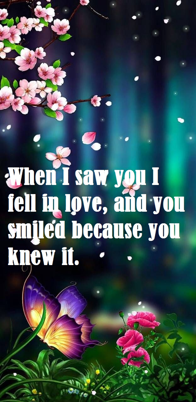 beautiful love quotes witn butterfly nature images