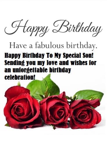 Cute Birthday Wishes for Son | Birthday Messages for Son