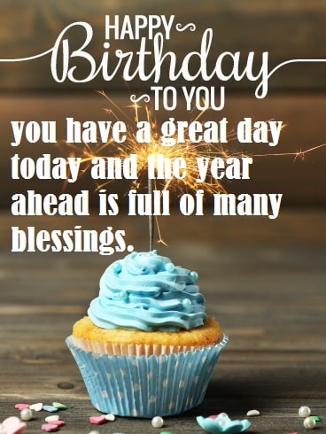blue-cup-cake-with-birthday-message-for-friends
